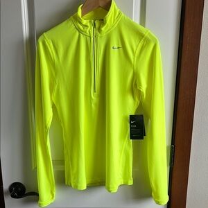 Nike Neon Yellow Long Sleeve Top